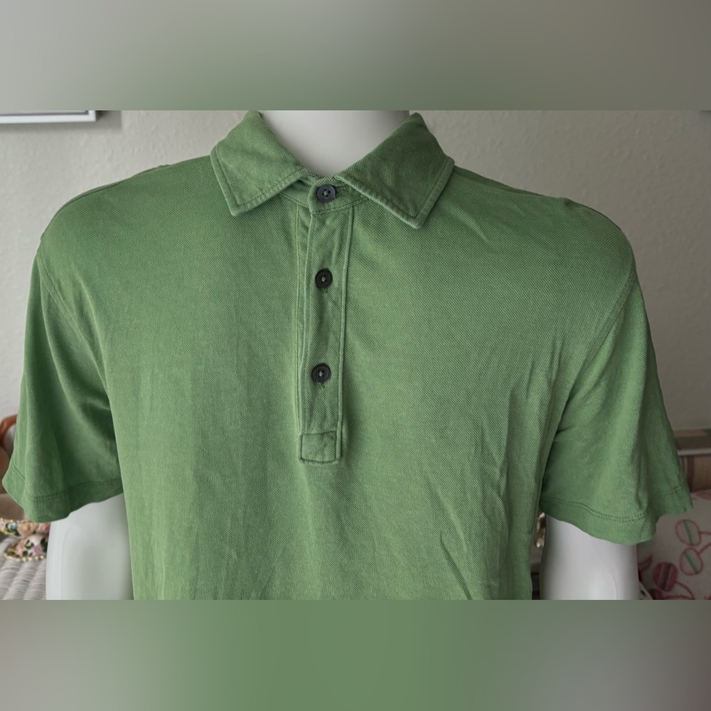 Todd Snyder 51% Cotton piqué Polo Shirt - short sleeves in green color Size XS - Picture 5 of 8